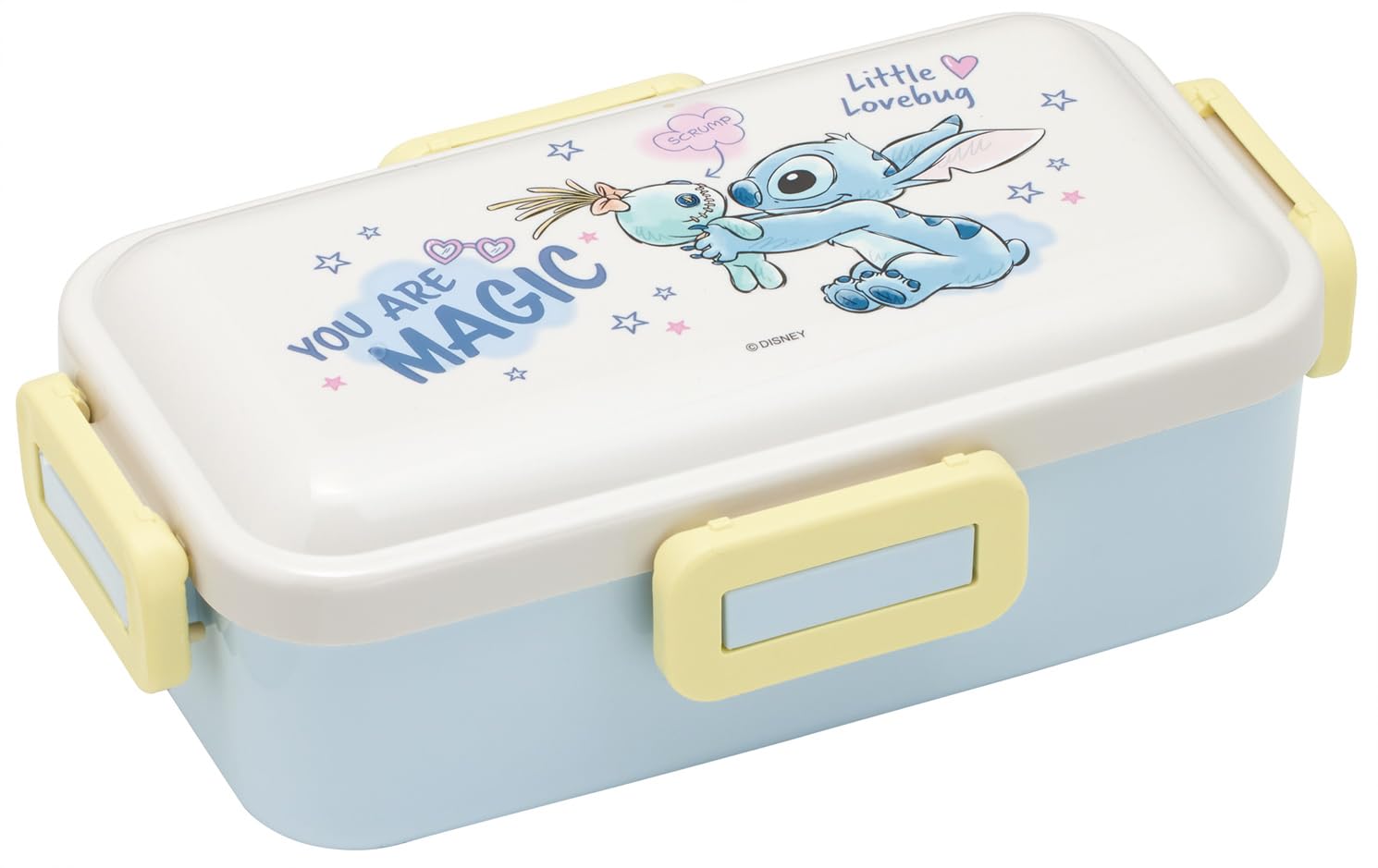 Skater Lilo & Stitch Bento Lunch Box 18oz Dishwasher Safe Made in Japan