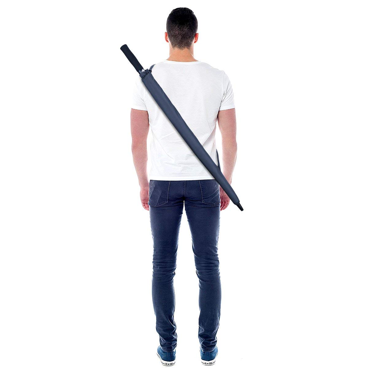 G4Free 62/68 Inch Quadratischer Golfschirm Übergroß Doppelt Überdachung für 2-4 Personen Großer Regenschirm Winddichter XXL Stockschirm Automatik Auf