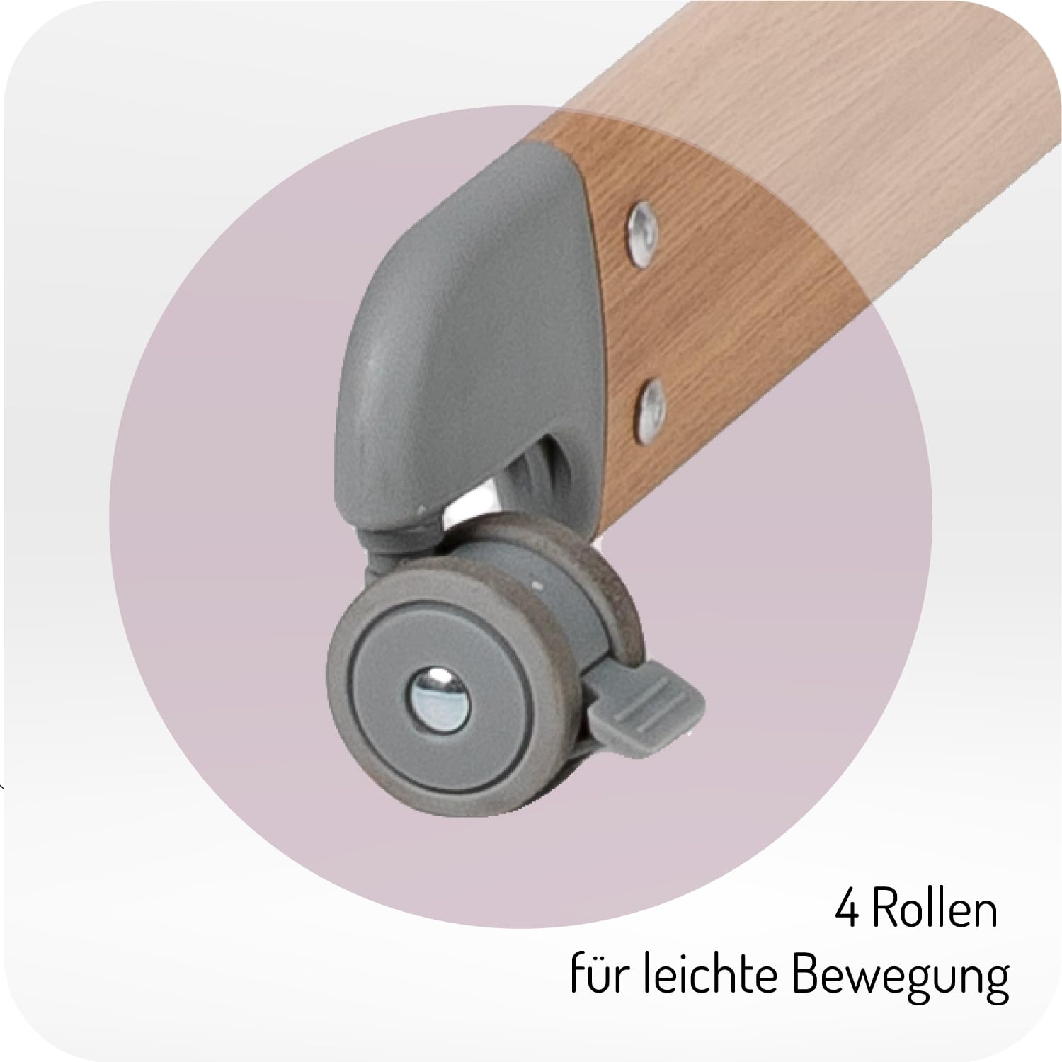 Momi SMART Bed 4-in-1 Kinderbeistellbetten bis 15 kg, Beistellbett für Babys mit Matratze, Höhenverstellbar