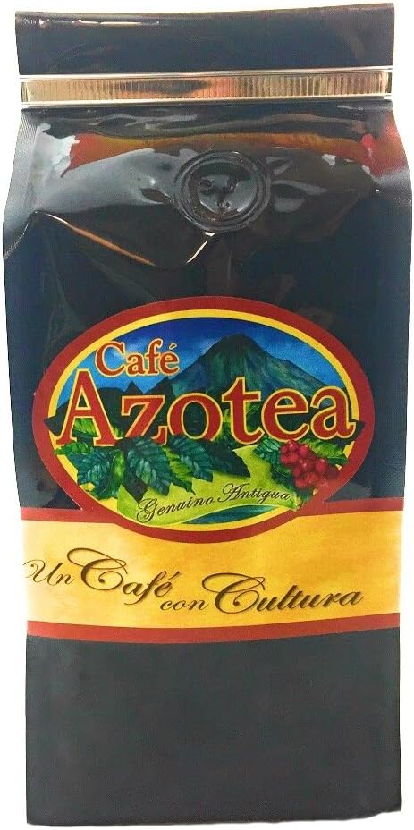 La Azotea Estate Genuine Antigua Guatemala Coffee - 100% Arabica SHB - Ecological Single Origin Gourmet Coffee (Dark Roast, Ground - 11.5 Oz)