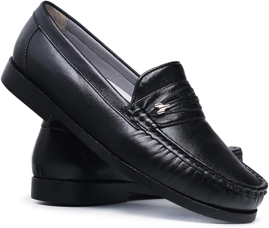 Mocassim Masculino Dockside Vintage Couro Legítimo Blaqueado 1018