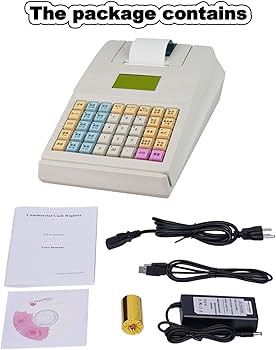 Amazon.co.jp: レシートプリンター付き電子キャッシュレジスター