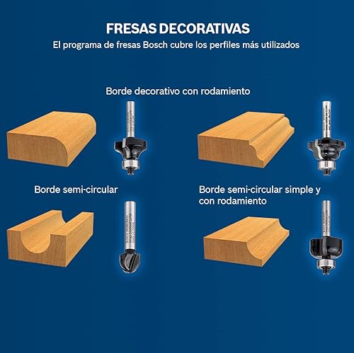 Miniatura 3 de BOSCH 85601M Broca de corte de templo de 2 flautas con punta de carburo de 12 pulgadas x 1-12 pulgadas
