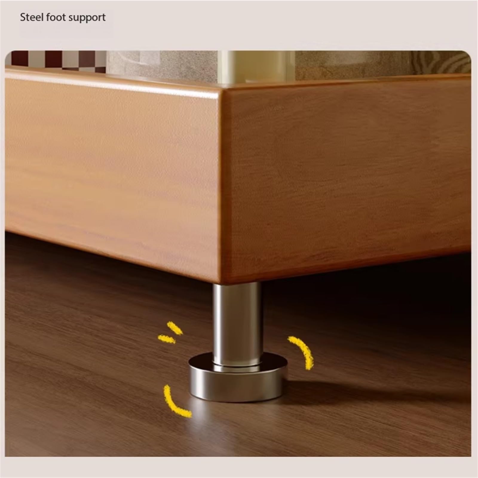 Tassenregal Mehrschichtiger Getränkehalter aus massivem Holz, offener Kaffee-Ecktisch, Seitenaufbewahrung