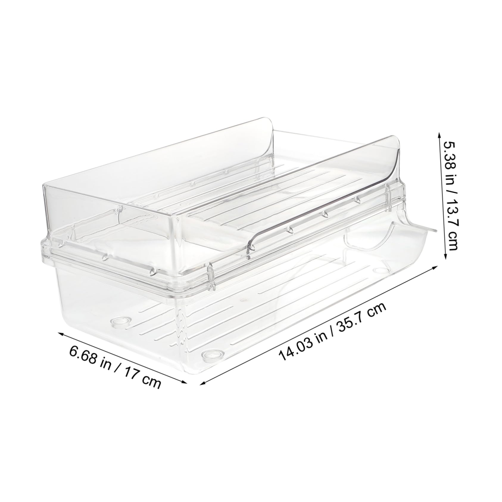 ABOOFAN Fridge Can Drink Holder Soda Can Organizer Beverage Dispenser for Refrigerator Easy Roll down Design