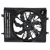Vista 157 de Conjunto de ventilador de refrigeración de radiador TRQ Compatible con Ford Escape 2020-2022 FO3115228