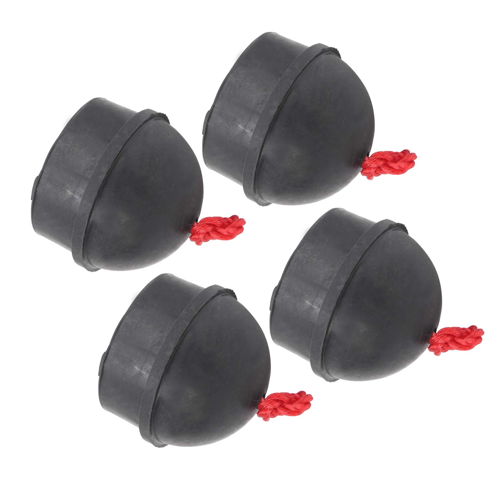 Tbest LK Holders, Porta Stecca da Biliardo per Tavolo, Stecca da Biliardo Hol, 4 Pezzi Porta Gessetto Tasca Porta Gessetti da Biliardo in Gomma con Cavo Accessorio Nero