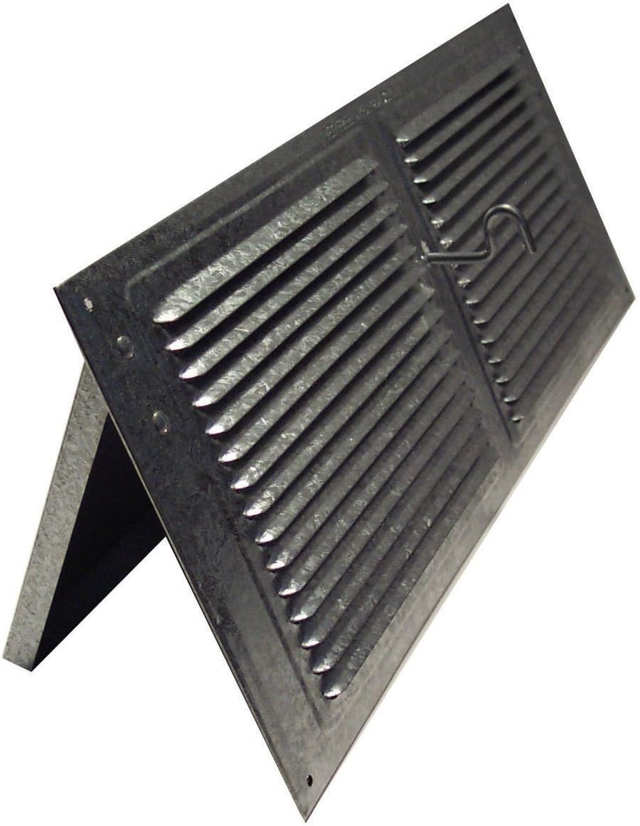 558027 Galvanized Soffit Vents with Damper, 16-Inch by 8-Inch