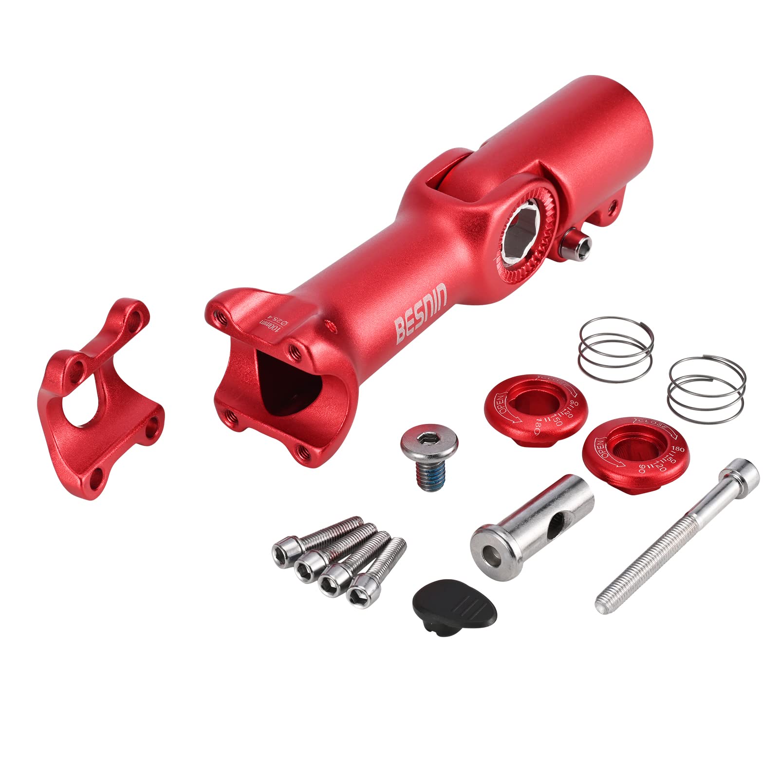 ( ・∇・)さん専用 Amazon | BESNIN 調節可能な自転車ステム 90度から180度 31.8または