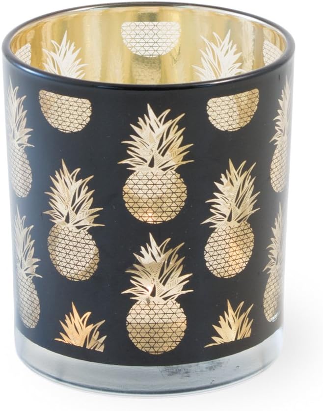 Boston International Exotic Glass, Pineapple Tealight Holder-Small