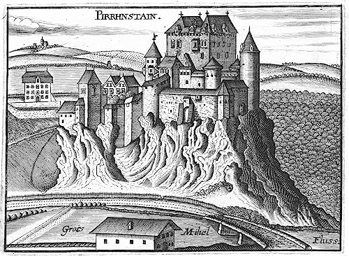 Peinture sur Toile Nordique Château Pürnstein SERENDIPITP Art Mural 60x90