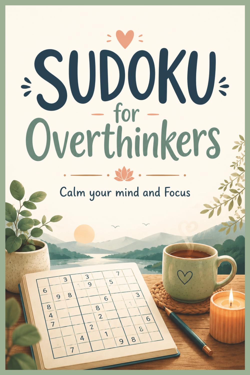 Sudoku for Overthinkers: Sudoku Puzzles for Anxiety and ADHD | Calm your Mind and Focus | 6x9 Inches, 120 Pages | 80 Puzzles | Solutions Included