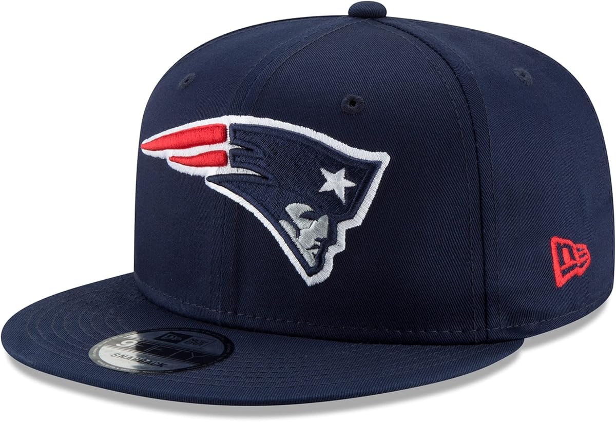 New Era NFL 9FIFTY Team Color Adjustable Snapback Hat Cap - One Size, New England Patriots - Navy, One Size โ image 1