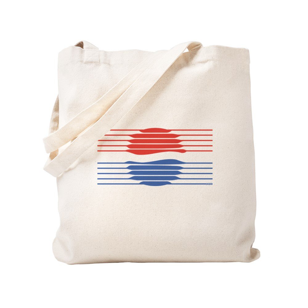 CafePress Pepsi 90S Lines Tote Bag Natural Canvas Tote Bag, Reusable Shopping Bag