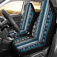 SEANATIVE Anti Scraping Car Interior Accessories White Dog Paw Print Seat Cover Pad with Adjustable Straps Easy to Install