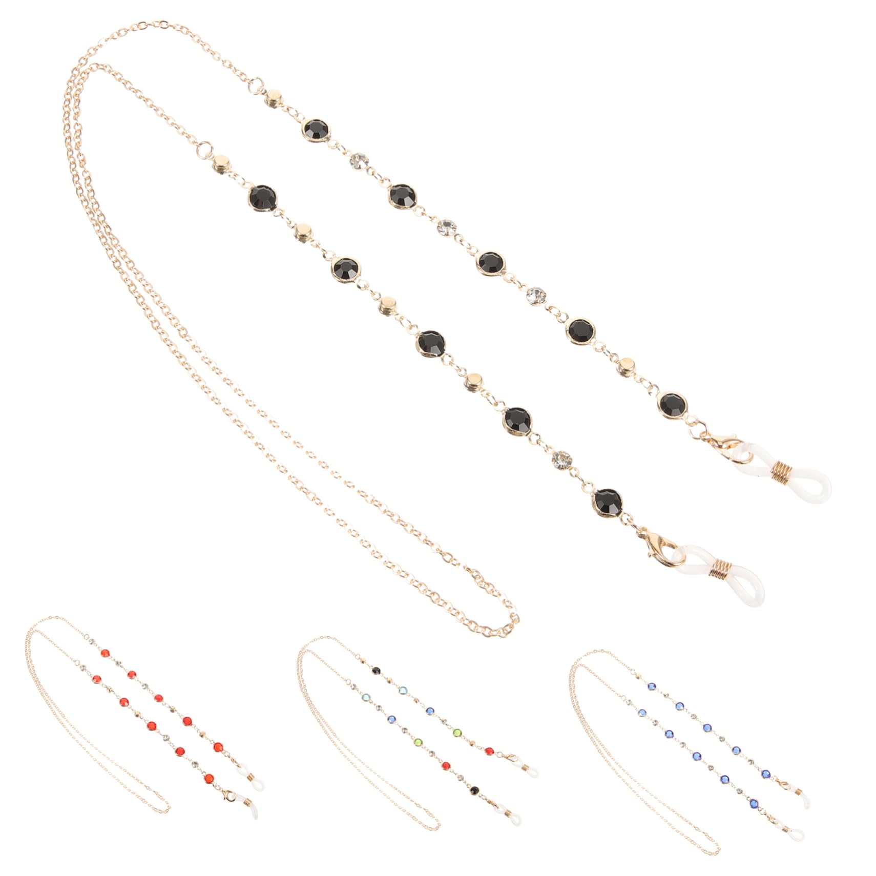 LIFKOME 16stücke Modische Farbige Brillenketten Eyewear Retainer Lanyards Für Damen Stabil Und Praktisch Für Sonnenbrillen Lesebrillen Und Masken