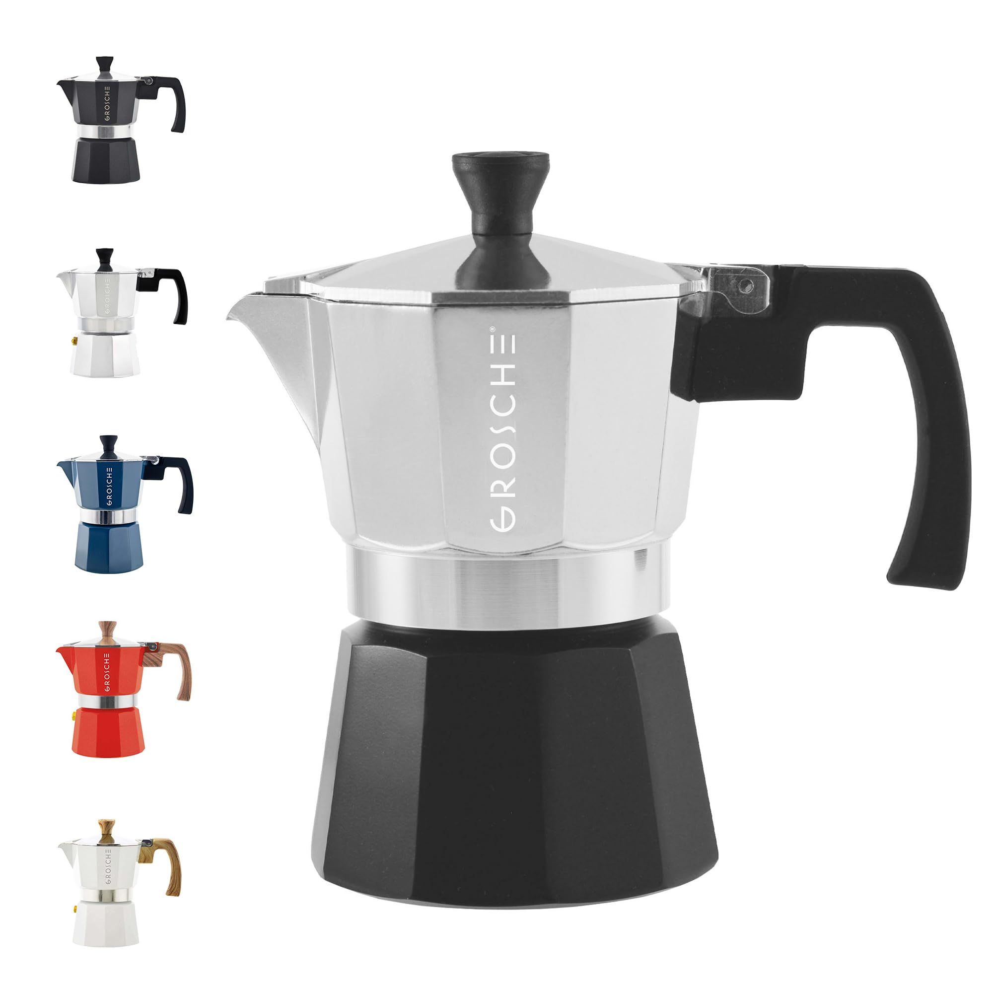 Amazon.com: GROSCHE Milano Stovetop Espresso Maker Moka Pot Cuban