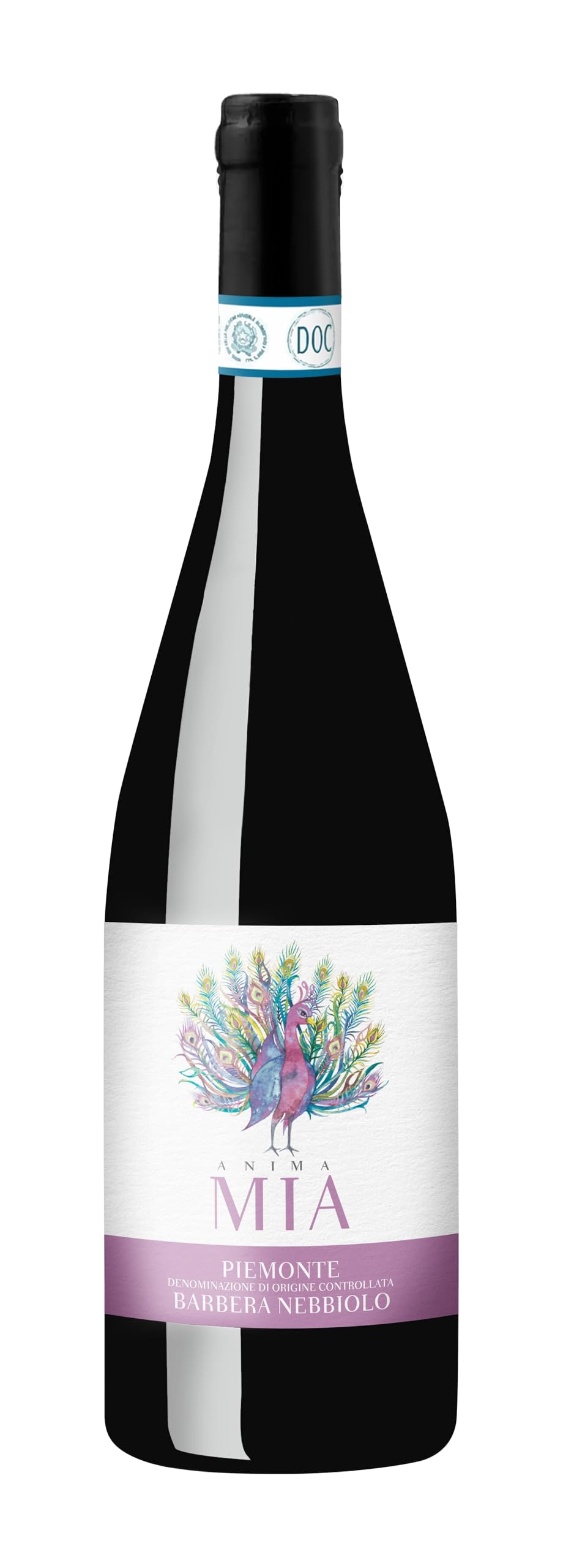 Anima Mia Barbera Nebbiolo DOC Piemonte Italien Rotwein trocken (1 x 0.75 l)