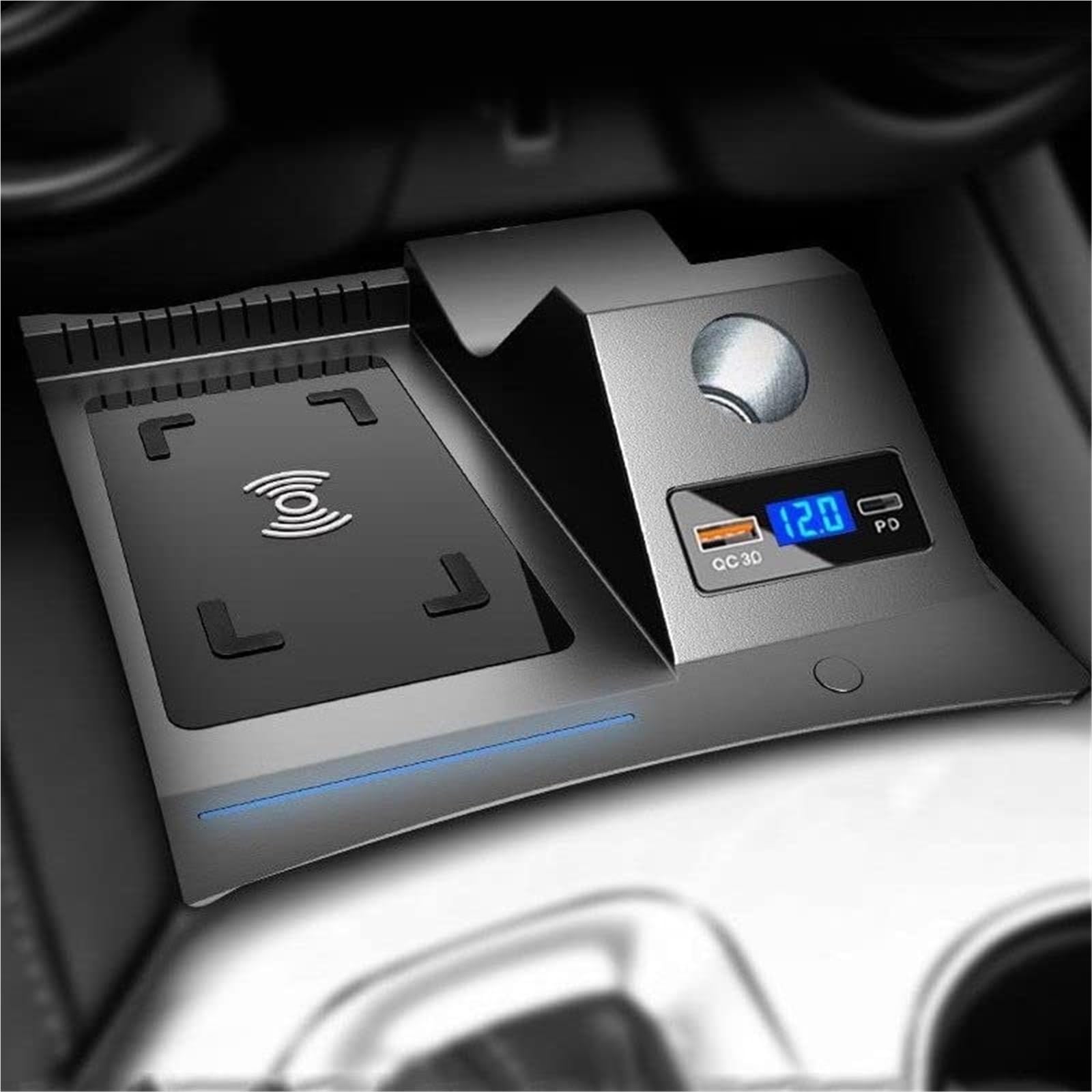 Chargeur sans Fil for Voiture 15 W, Plaque de Chargement Rapide