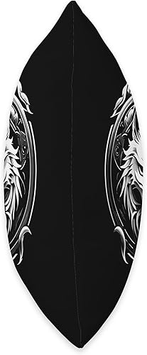 Miniatura 2 de White wolf of Odin - greek mythology Throw Pillow