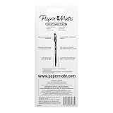 Paper Mate® EraserMate® Ballpoint Pens, Pack of 5, Medium Point, 1.0 mm, Red Barrel, Red Ink – view 4