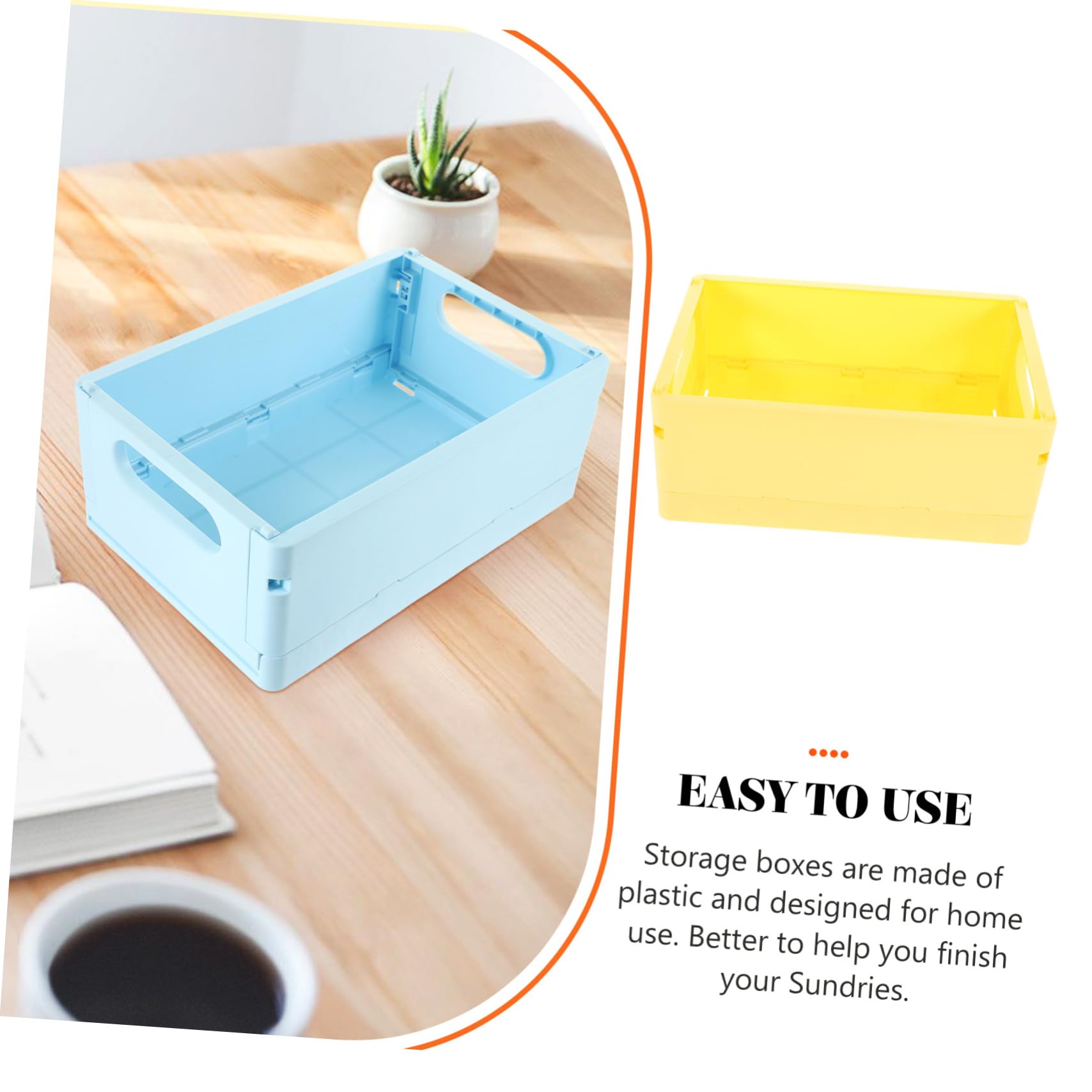 Ciieeo 4stücke Aufbewahrungsboxen Aus Kunststoff Stapelbar Für Kleinartikel Make-up Spielzeug Platzsparend Und Praktisch Für Schlafzimmer Und Home Office