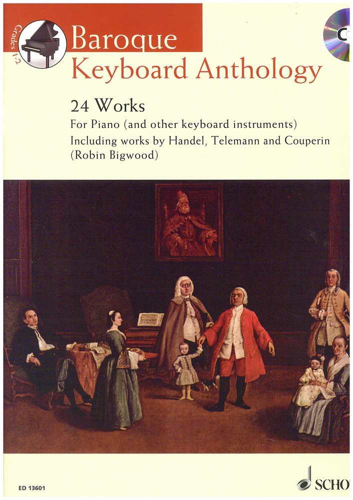 Baroque Keyboard Anthology Vol. 1: 29 Works: 24 Works for Piano