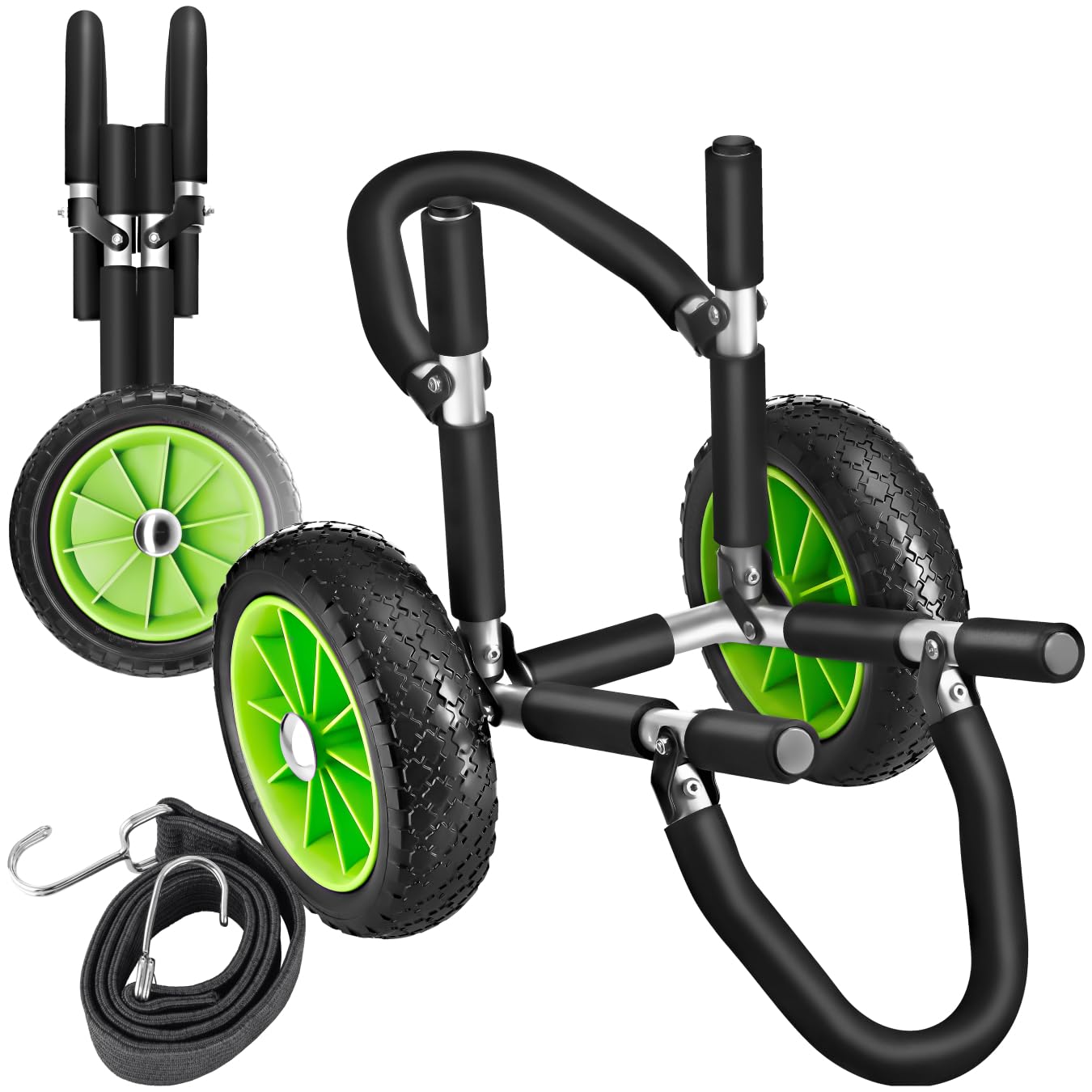 TECTAKE Surfboard & SUP Trolley Wavewheel - Black - 3.7kg