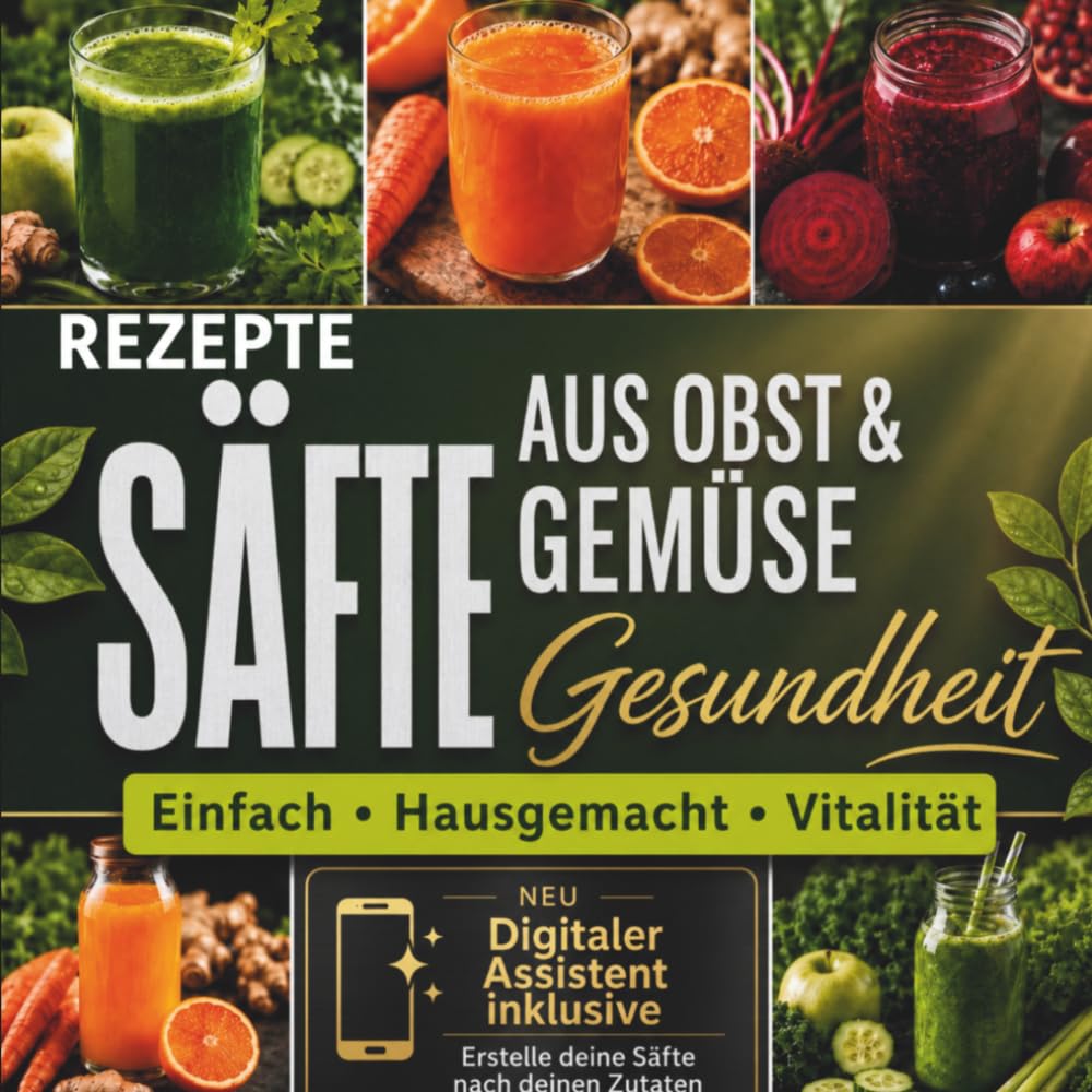 Rezepte säfte aus obst & gemüse gesundheit: Einfach | Hausgemacht | Vitalität