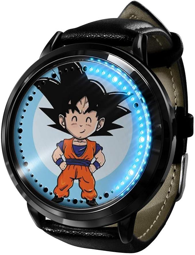 Dragon Ball Z Goku Series Watch LED Binary Touch Screen Waterproof