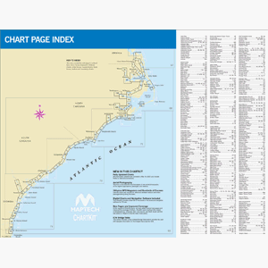 MAPTECH PAPER CHARTS Maptech ChartKit Book w/Companion CD - Norfolk VA to Florida and the Intracoastal Waterway