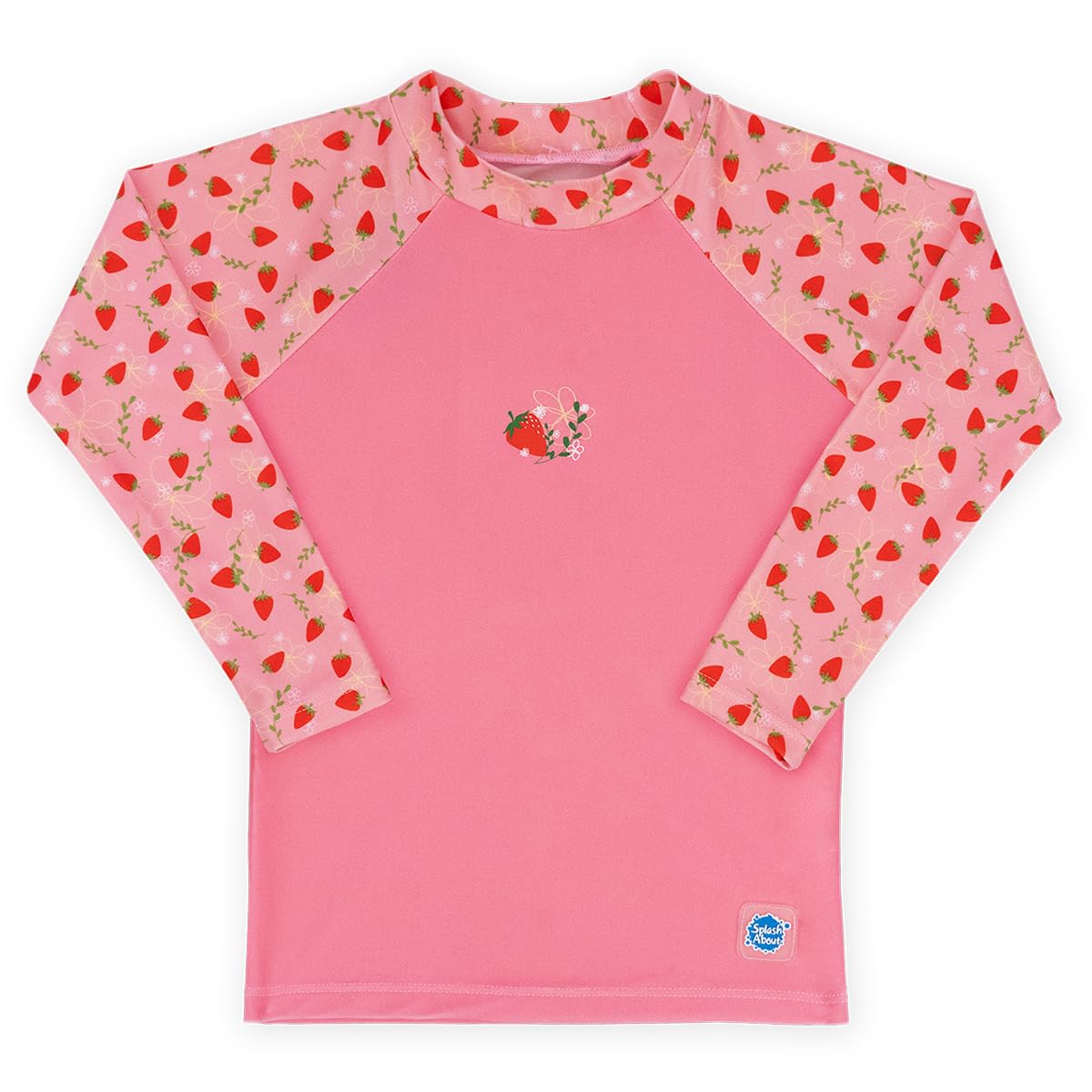 Splash About Long Sleeve Rash Top, Strawberry Field - 4 Years
