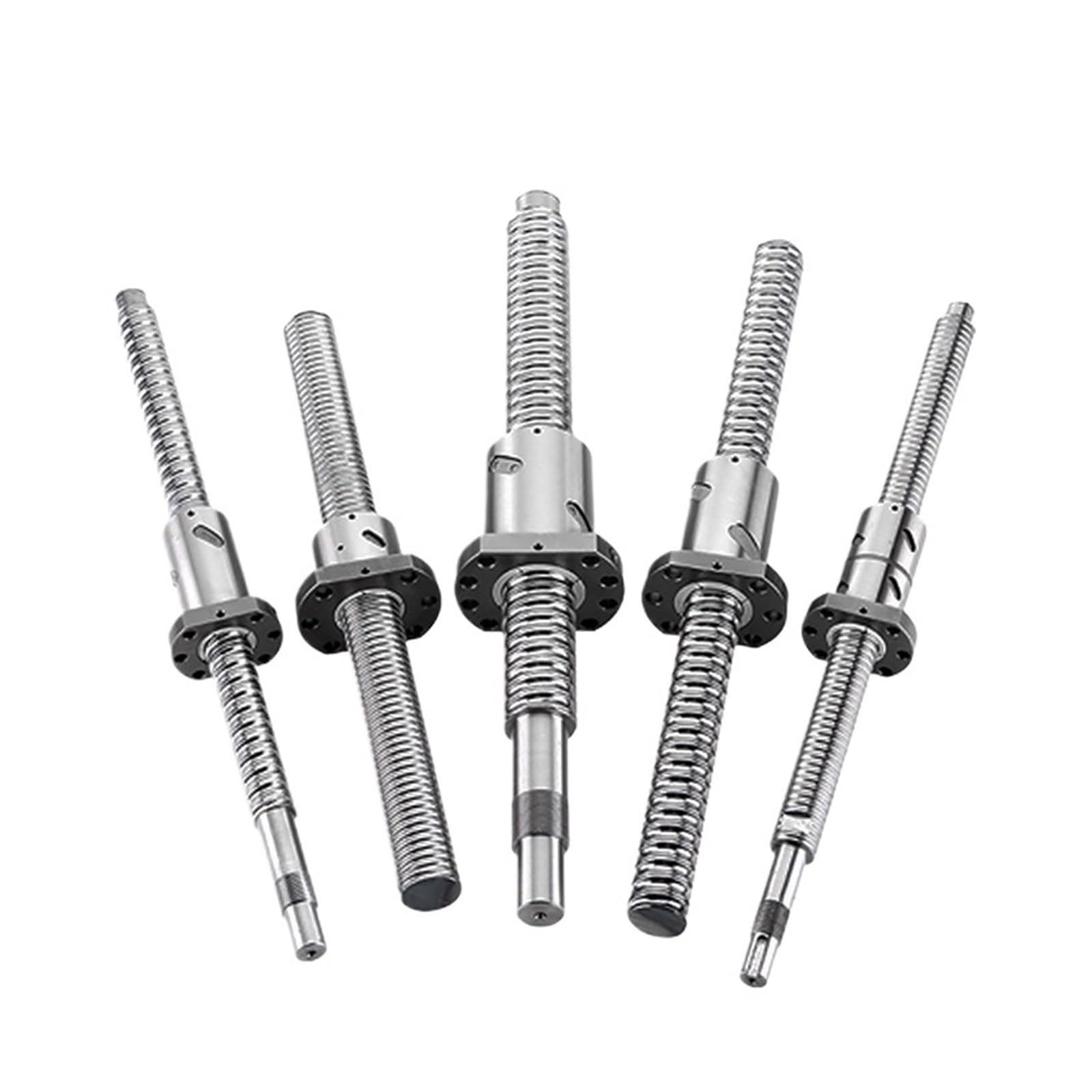 Metal Ball Screw nut end Processing SFS1620 Ball Screw Length 150-550mm Nut Nut Seat Plus BKBF12 Support Seat Ball Screw Set(300mm)