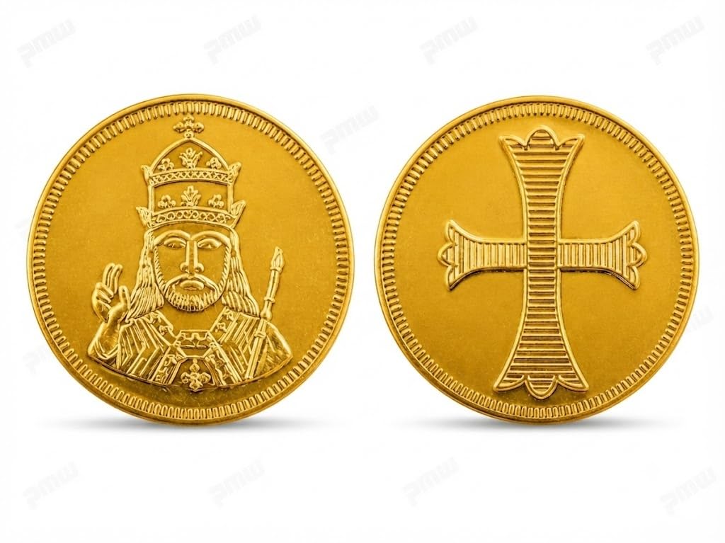 pmw - Lord Jesus Lucky Coin Pack of 3 | 3 CM Gold-Plated Christian BlessingCoin | Jesus Christ Faith, Protection & Prosperity Coin | Religious Gift for Prayer, Church, Family & Loved Ones-image-17
