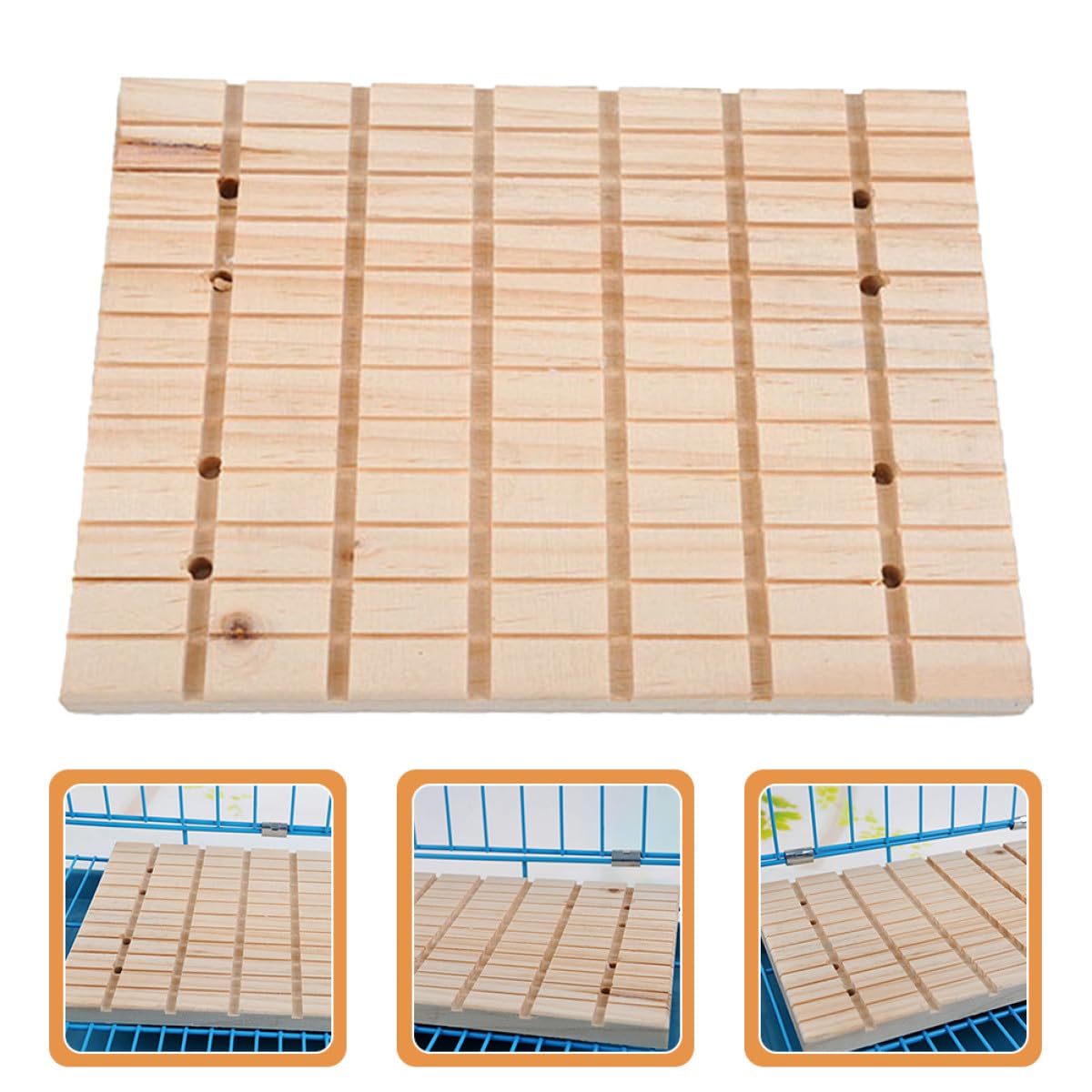 TOYANDONA Tavoletta in Legno Accessorio Chic e Fresco per Graffiare e Limare Unghie per Piccoli Animali Come Furetti e Criceti per Gabbia Pet