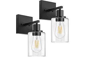 SANGFOR Wall Sconces Set of Two for Modern and Simple Bedroom Decor