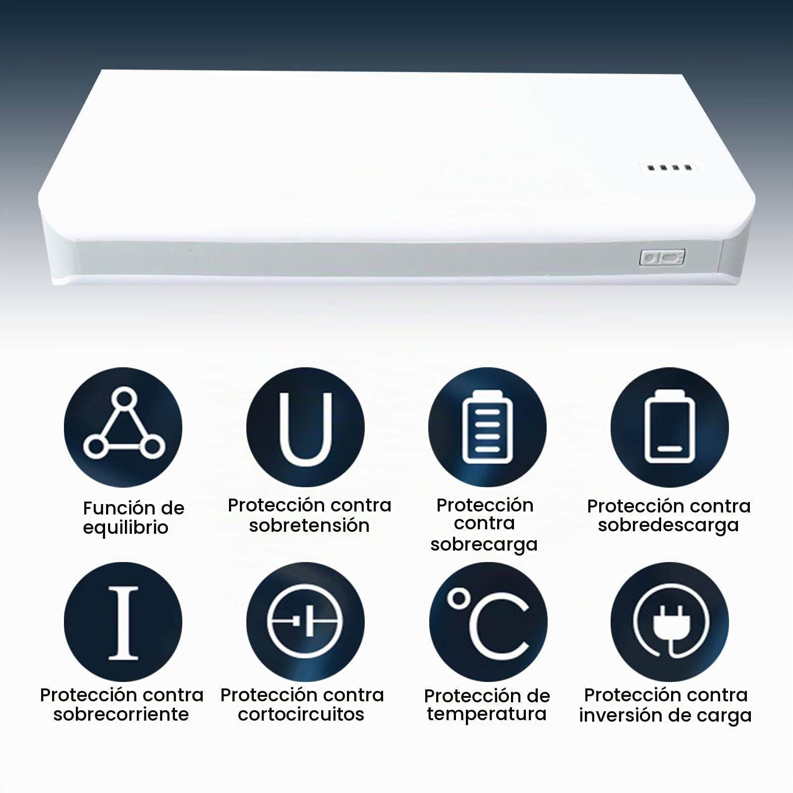 Batería Recargable de Iones de Litio de 15600 mAh y 57 WH con Cargador de 12 V de Salida, 9 V CC y 5 V USB, para Tiras de LED, Cintas de luz, portátiles, cámaras CCTV y más, 9-12,6 V CC 5521