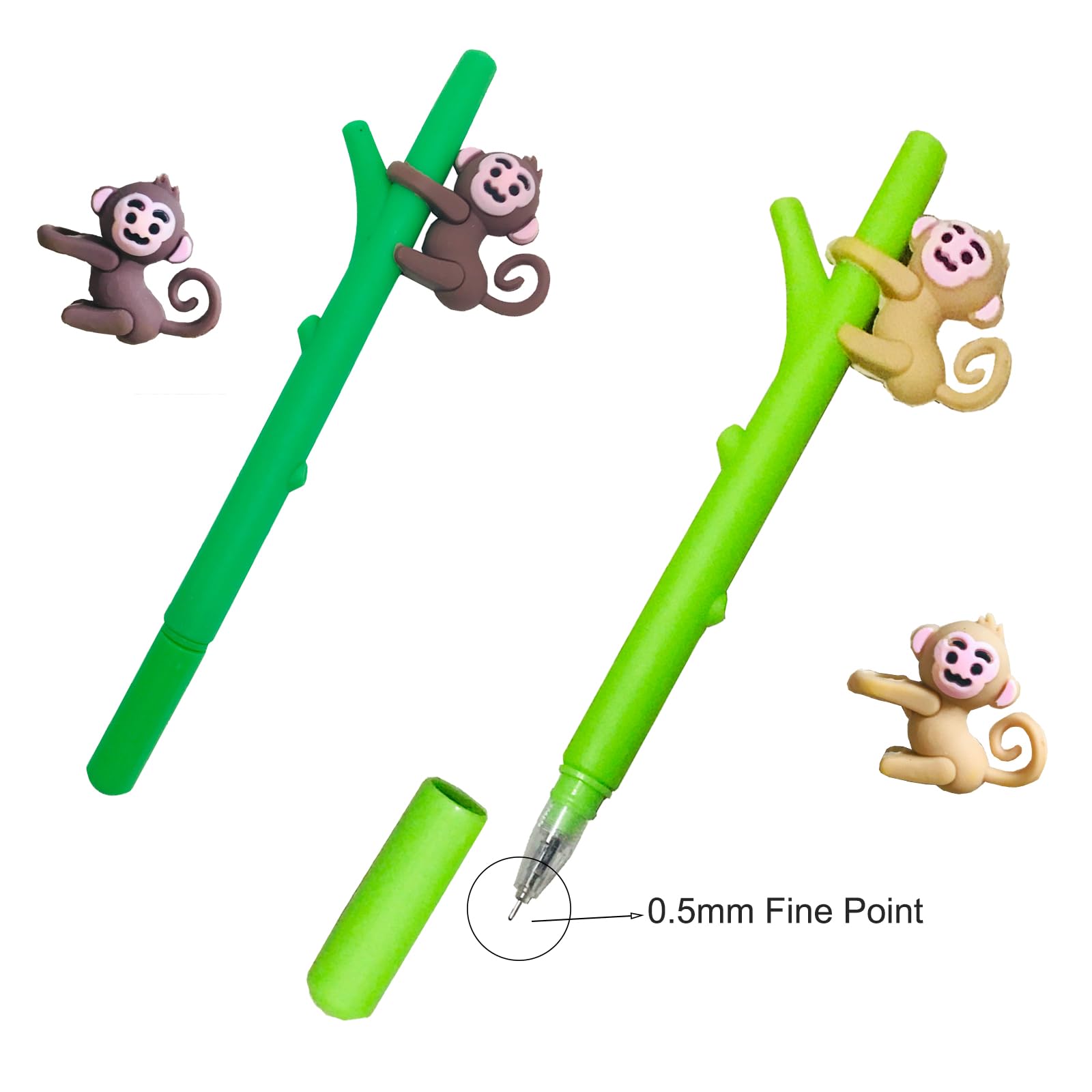 6 Retractable Pink Bow Gel Pens With 0.5mm Fine Tip, Black Ink, Ballpoint, Comfortable Grip, Quick-drying, Smooth Writing, Suitable For Journaling, Office, School Supplies, And Gifts