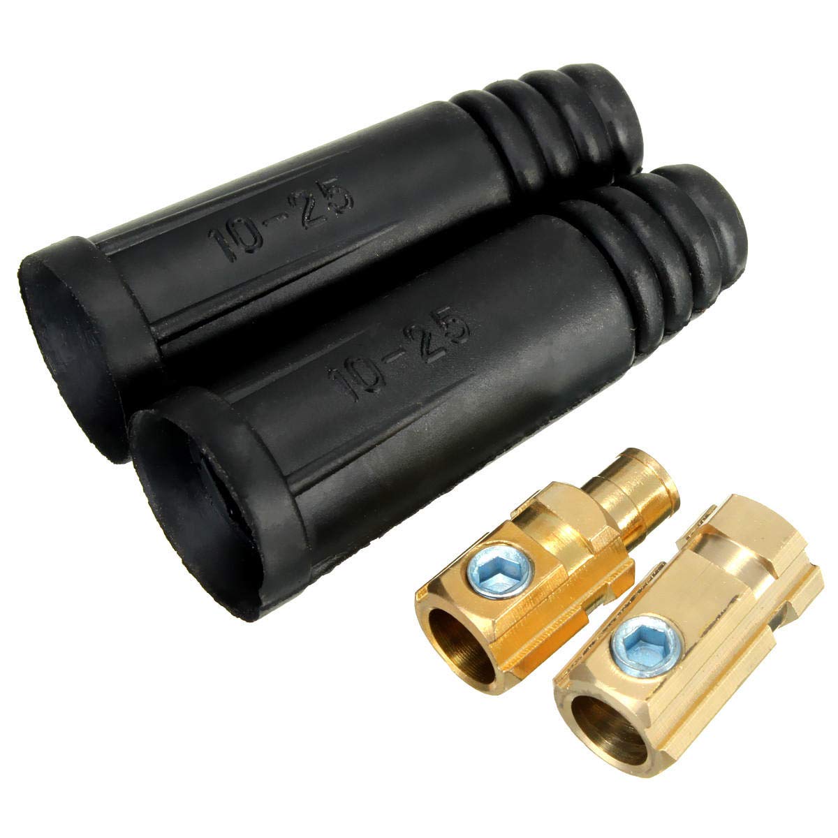 A Pair of 10-25mm² European Electric Welding Machine Rapid Connectors