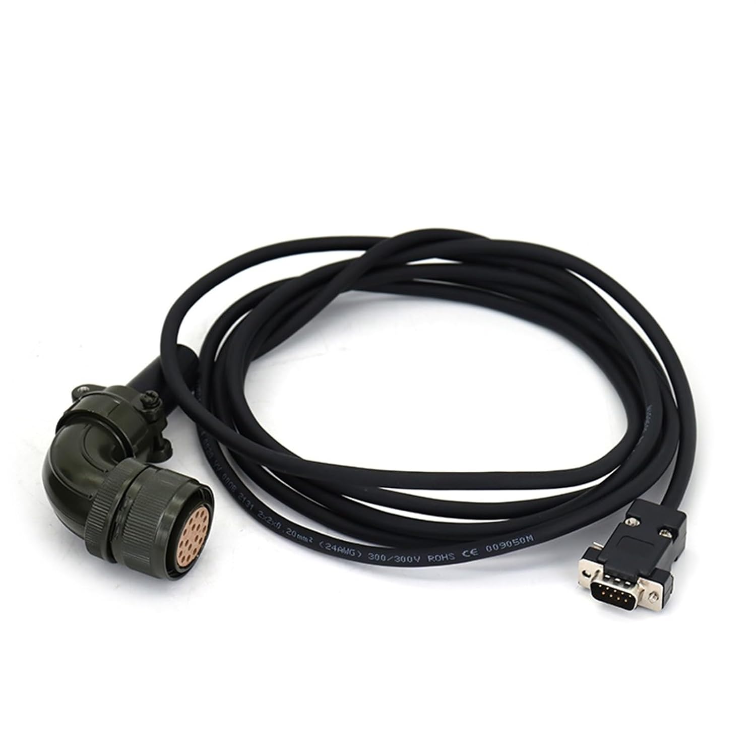 B2 Servo Motor Encoder Cable ASDBCAEN1003/B2EN1005 Power Cable ASDBCAPW1203for B2 Serial 1kw 1.5kw 2kw(Power Cable,3m)