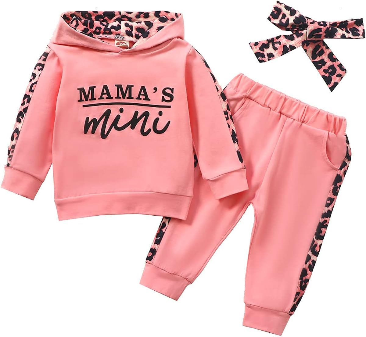 Nouveau-né bébé fille vêtements maman dictons maman mini barboteuse top pantalon tenue ensemble avec bandeau