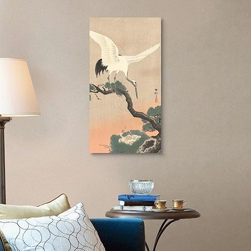 Miniatura 2 de SYSMYXGS Ohara Koson - Kit de pintura acrílica fácil por números para adultos, principiantes, pintura acrílica con pinceles sobre lienzo al óleo,