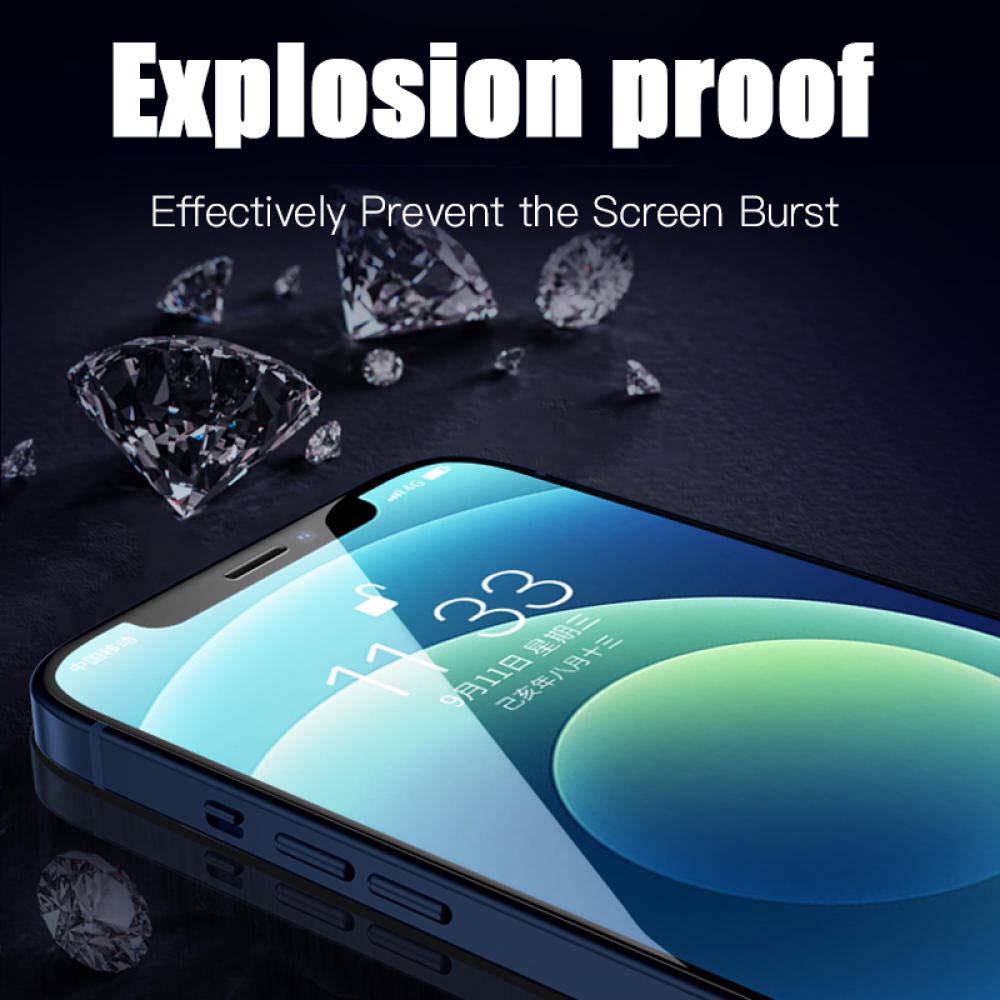 Film De Protection En Verre Trempé Pour IPhone - Compatible Modèles 6 à 12 Pro Max, 9H Anti-rayures