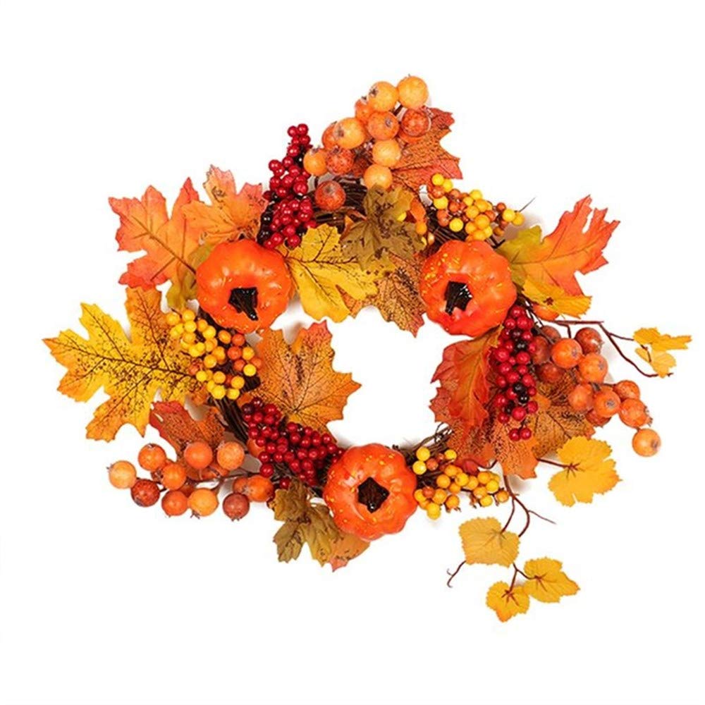 Guirlande De Noël Feuilles D'Érable Pinecone Guirlande Suspendue Décoration De Noël 15.75 Pouce 1