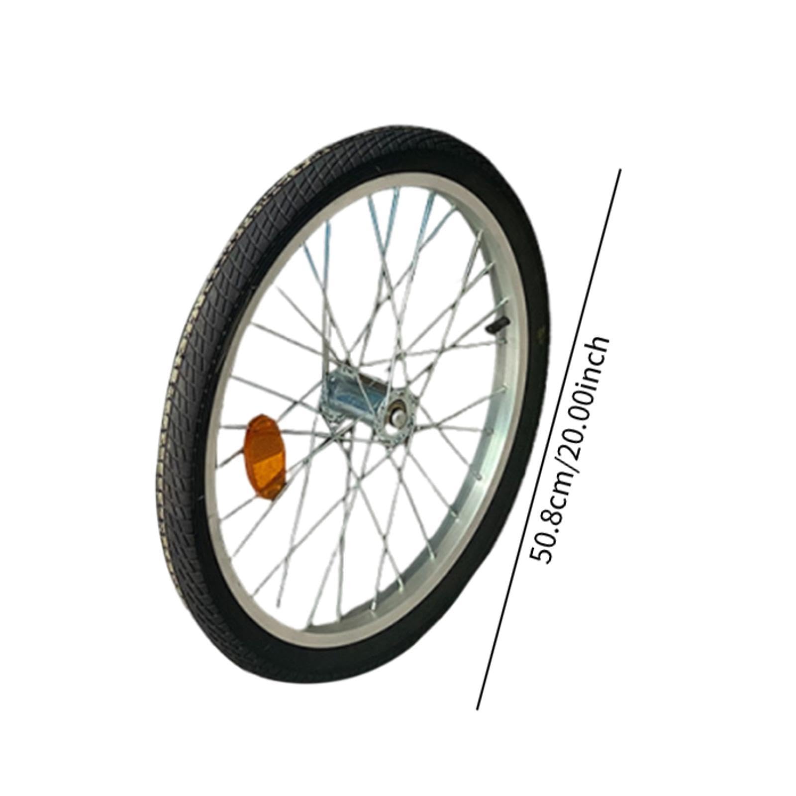 Anhängerrad Ersatz großartige Traktion Austauschbar einfach Installation Support Fahrradfahrradanhängerkomponenten Ersatzrad