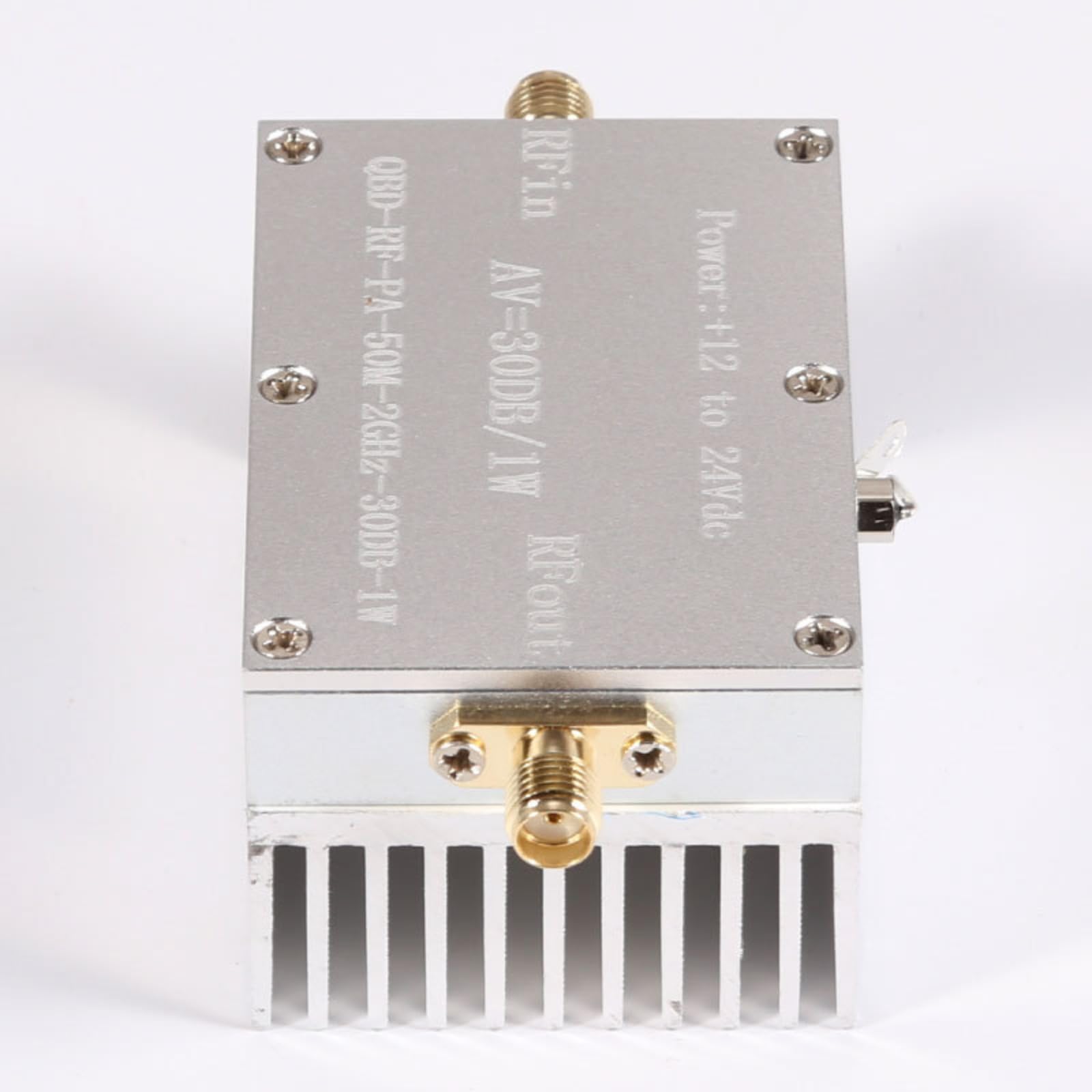 Amplificador RF lineal de banda ancha sintetizado de potencia 50M-2GHZ 1W Amplificador de señal pequeña PA de banda ancha