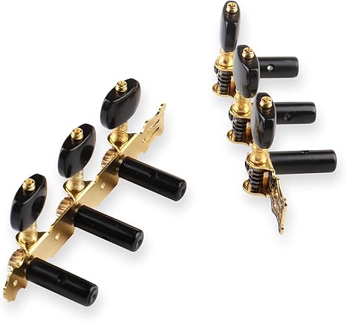 Vista 53 de Mr.Power Afinadores de guitarra, cabezales de máquina de 3+3 juegos de teclas de afinación, clavijas de cuerda para guitarra clásica