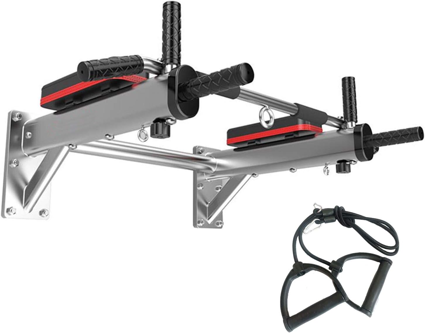 Multifunctionsal Pull Up Bars Wall Mounted - Chin Up Bar Pullup and Dip Bar Pull Up Machine for Home Gym and Fitness