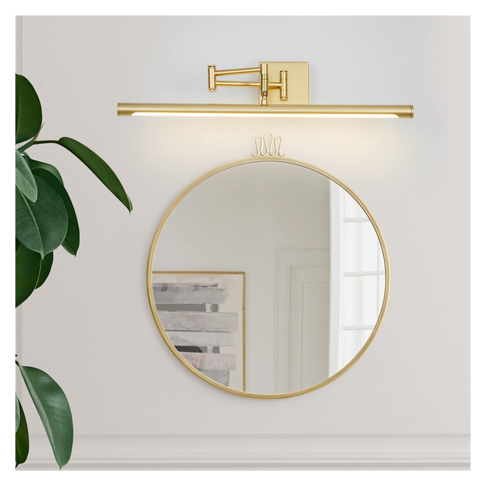 Światło obrazu z pilotem Nordic led toaleta kinkiet łazienkowy nowoczesna minimalistyczna kreatywna wysuwana siatkowa czerwona toaletka przednia lampa Bezprzewodowe oświetlenie LED do malowania w pomi