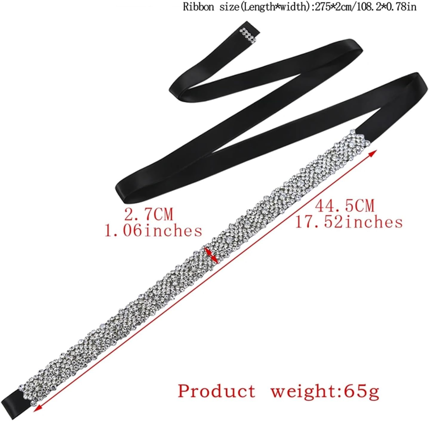 Women’S Luxury Bridal Belt With Rhinestone And Diamond Applique A Formal Gown Sash For Plus Size Wedding Dresses
